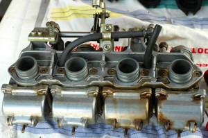 revisione carburatori honda cb500 four -13